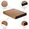 Archivbox Falken PureBox Nature A4, für bis zu 500 Blatt, mit Beschriftungsfeld, L 320 x B 240 x Füllhöhe 40 mm, FSC®-Pappe, braun
