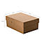 Archivbox Falken PureBox Nature A5, für bis zu 1250 Blatt, mit Beschriftungsfeld, L 250 x B 180 x Füllhöhe 100 mm, FSC®-Pappe, braun
