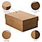 Archivbox Falken PureBox Nature A5, für bis zu 1250 Blatt, mit Beschriftungsfeld, L 250 x B 180 x Füllhöhe 100 mm, FSC®-Pappe, braun