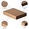 Archivbox Falken PureBox Nature A5, für bis zu 500 Blatt, mit Beschriftungsfeld, L 250 x B 180 x Füllhöhe 40 mm, FSC®-Pappe, braun