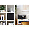 Archivbox Rotho My Paper, stapelbar, bis 23 kg, 10 Hängemappen, abnehmbarer Deckel, Grifflöcher, L 370 x B 290 x H 295 mm, Recycling-Kunststoff, schwarz