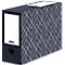 Archivschachtel BANKERS BOX® Décor, FSC®-zertifizierter Karton, B 100 x T 345 x H 253 mm, für DIN A4 Formate, mitternachtsblau, 5 Stück