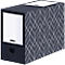 Archivschachtel BANKERS BOX® Décor, FSC®-zertifizierter Karton, B 150 x T 345 x H 253 mm ,für DIN A4 Formate, mitternachtsblau, 5 Stück