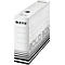 Archivschachtel Leitz Solid Box 6127 80 mm, DIN A4, für 700 Blatt, 10 Stück, weiss