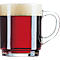 Arcoroc Daniel Henkelbecher 0,25 L, gehärtetes Glas, Füllstrich 0,2 L, stapelbar, H90×Ø72 mm, transparent, 12 st