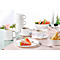 Arcoroc Everyday Kaffeetasse 0,22 l Hartglas, weiß, stapelbar, H 65 mm – modern & robust, 6er Set