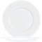 Arcoroc Everyday Uni Assiette plate 19,5 cm, verre trempé, Blanc, compatible lave-vaisselle &amp; micro-ondes, 6 pcs.
