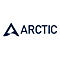 Das Logo der Marke Arctic besteht aus einem dunkelblauen, stilisierten A-Symbol und dem Schriftzug Arctic daneben.