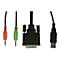 Argus AS-9104DA - KVM-/Audio-Switch - 4 x KVM/Audio - 1 lokaler Benutzer - Desktop, an Rack montierbar
