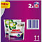 Ariel Color+ Waschmittel-Pods, Doppelpack für 100 Waschgänge, lila Verpackung mit Strichcode.