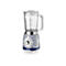 Ariete Standmixer im Vintage-Design mit blau-weißem mediterranem Fliesenmuster vor weißem Hintergrund.
