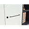 Armario archivador Agenda, 3 AA, con cerradura, An 800 x P 455 x Al 400 mm, gris luminoso