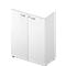 Armario ARLON OFFICE, 3 alturas de archivo, con cerradura, An 900 x P 450 x Al 1232 mm, blanco/blanco