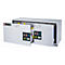 Armario bajo de seguridad tipo 90 asecos UB-S-90, 2 cajones, frente gris claro, ancho 1402 x fondo 502 x alto 600 mm
