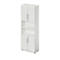 Armario combinado Schäfer Shop Select Start Off, 6 OH, 4 OH c. puerta, con cerradura, An 800 x P 420 x Al 2240 mm, gris claro/gris claro