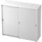 Armario con puertas correderas TOPAS LINE, 3 OH, blanco/blanco