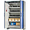 Armario de almacenamiento de baterías asecos Battery Store Pro, 5 rejillas + 1 bandeja colectora de suelo, ancho 1193 x fondo 615 x alto 1953 mm
