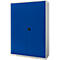 Armario de puertas batientes Schäfer Shop Genius FS, acero, con rejillas de ventilación, ancho 1343 x fondo 520 x alto 1950 mm, 5 OH, gris claro/azul genciana, hasta 750 kg