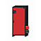Armario de seguridad tipo 30 asecos Q-CLASSIC-30, puerta batiente, bisagra a la derecha, frontal rojo tráfico, An 864 x P 620 x Al 1947 mm
