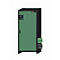 Armario de seguridad tipo 30 asecos Q-CLASSIC-30, puerta batiente, bisagra a la derecha, frontal verde reseda, An 864 x P 620 x Al 1947 mm