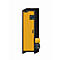 Armario de seguridad tipo 30 asecos Q-CLASSIC-30, puerta batiente, bisagra a la izquierda, frontal amarillo de seguridad, An 564 x P 620 x Al 1947 mm