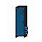 Armario de seguridad tipo 30 asecos Q-CLASSIC-30, puerta batiente, bisagra a la izquierda, frontal azul genciana, An 564 x P 620 x Al 1947 mm