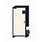 Armario de seguridad tipo 30 asecos Q-CLASSIC-30, puerta batiente, bisagra a la izquierda, frontal blanco puro, An 864 x P 620 x Al 1947 mm