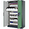 Armario de seguridad tipo 90 Asecos Q-CLASSIC-90, ancho 1200 mm, 6 cajones, verde reseda