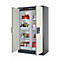 Armario de seguridad tipo 90 asecos Q-CLASSIC-90, puertas batientes, frontal blanco puro, An 1193 x P 615 x Al 1953 mm