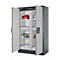 Armario de seguridad tipo 90 asecos Q-CLASSIC-90, puertas batientes, frontal gris luminoso, An 1193 x P 615 x Al 1953 mm