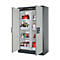 Armario de seguridad tipo 90 asecos Q-CLASSIC-90, puertas batientes, frontal gris luminoso, An 1193 x P 615 x Al 1953 mm