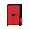 Armario de seguridad tipo 90 asecos Q-CLASSIC-90, puertas batientes, frontal rojo tráfico, An 1193 x P 615 x Al 1953 mm