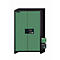 Armario de seguridad tipo 90 asecos Q-CLASSIC-90, puertas batientes, frontal verde reseda, An 1193 x P 615 x Al 1953 mm