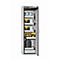 Armario de seguridad tipo 90 asecos S-CLASSIC-90, puerta batiente con sistema de fijación, bisagra a la derecha, frontal gris luminoso, An 596 x P 616 x Al 1968 mm