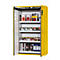 Armario de seguridad tipo 90 asecos S-CLASSIC-90, puertas batientes con sistema de fijación, frontal amarillo de seguridad, An 1196 x P 616 x Al 1968 mm
