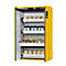 Armario de seguridad tipo 90 asecos S-CLASSIC-90, puertas batientes con sistema de fijación, frontal amarillo de seguridad, An 1196 x P 616 x Al 1968 mm