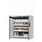 Armario de seguridad tipo 90 asecos S-CLASSIC-90, puertas batientes con sistema de fijación, frontal gris luminoso, An 1196 x P 616 x Al 1298 mm