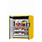 Armario de seguridad tipo 90 asecos S-PEGASUS-90, puertas batientes con cierre automático, manejo con una mano, frontal amarillo de seguridad, An 1196 x P 616 x Al 1298 mm