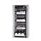 Armario de seguridad tipo 90 asecos S-PHOENIX-90, puertas batientes y plegables con sistema de fijación, frontal gris luminoso, An 896 x P 616 x Al 1968 mm