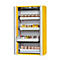 Armario de seguridad tipo 90 asecos S-PHOENIX-90, puertas plegables con sistema de fijación, frontal gris luminoso, An 1196 x P 616 x Al 1968 mm