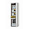Armario de seguridad tipo 90 asecos S-PHOENIX Vol.2-90, puerta plegable con cierre automático, bisagra a la derecha, frontal gris luminoso, An 596 x P 749 x Al 1968 mm