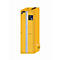 Armario de seguridad tipo 90 asecos S-PHOENIX Vol.2-90, puerta plegable con cierre automático, bisagra a la izquierda, frontal amarillo de seguridad, An 596 x P 749 x Al 1968 mm