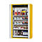Armario de seguridad tipo 90 asecos S-PHOENIX Vol.2-90, puertas plegables para manejo con una mano y con cierre automático, frontal amarillo de seguridad, An 1196 x P 616 x Al 1968 mm