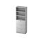 Armario estantería archivadores colgantes, An 800 x P 420 mm, gris luminoso