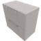 Armario para archivadores colgantes SOLUS PLAY, 2 alturas de archivo, An 800 x P 440 x Al 748 mm, gris cerámica