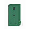 Armario para plaguicidas asecos E-PSM-UF, puertas batientes, frontal verde turquesa, ancho 950 x fondo 500 x alto 1950 mm
