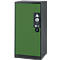 Armario para productos químicos Asecos CS-CLASSIC, puerta con bisagras, 2 bandejas extraíbles, 545x520x1105 mm, verde reseda