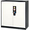 Armario para productos químicos Asecos CS-CLASSIC, puerta con bisagras, 2 estantes, 1055x520x1105 mm, blanco puro