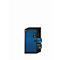 Armario para productos químicos asecos CS-CLASSIC, puerta con bisagras, con bisagras a la izquierda, frontal azul genciana, ancho 545 x fondo 520 x alto 1105 mm