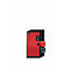 Armario para productos químicos asecos CS-CLASSIC, puerta con bisagras, con bisagras a la izquierda, tráfico frontal rojo, ancho 545 x fondo 520 x alto 1105 mm